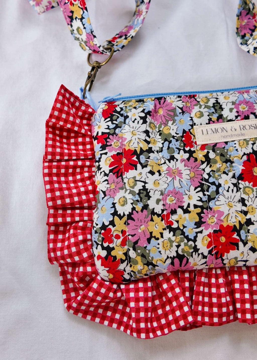 Red Ruffle Meadow Bag