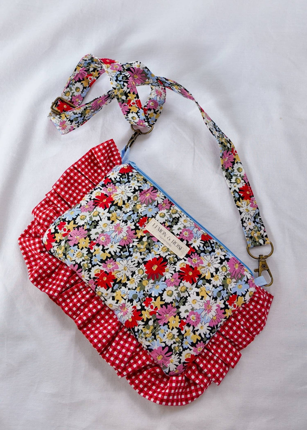 Red Ruffle Meadow Bag