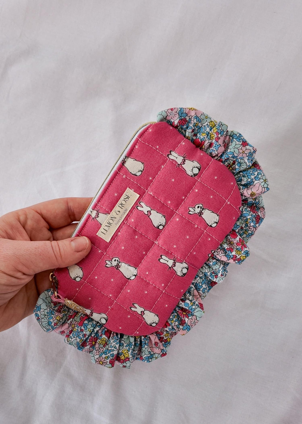 Rabbit Frill Mini Pouch