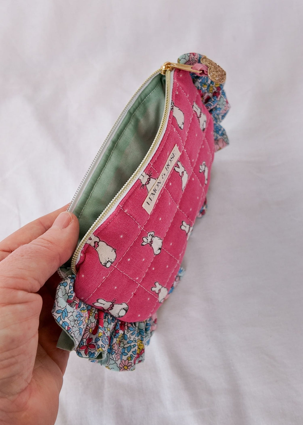 Rabbit Frill Mini Pouch