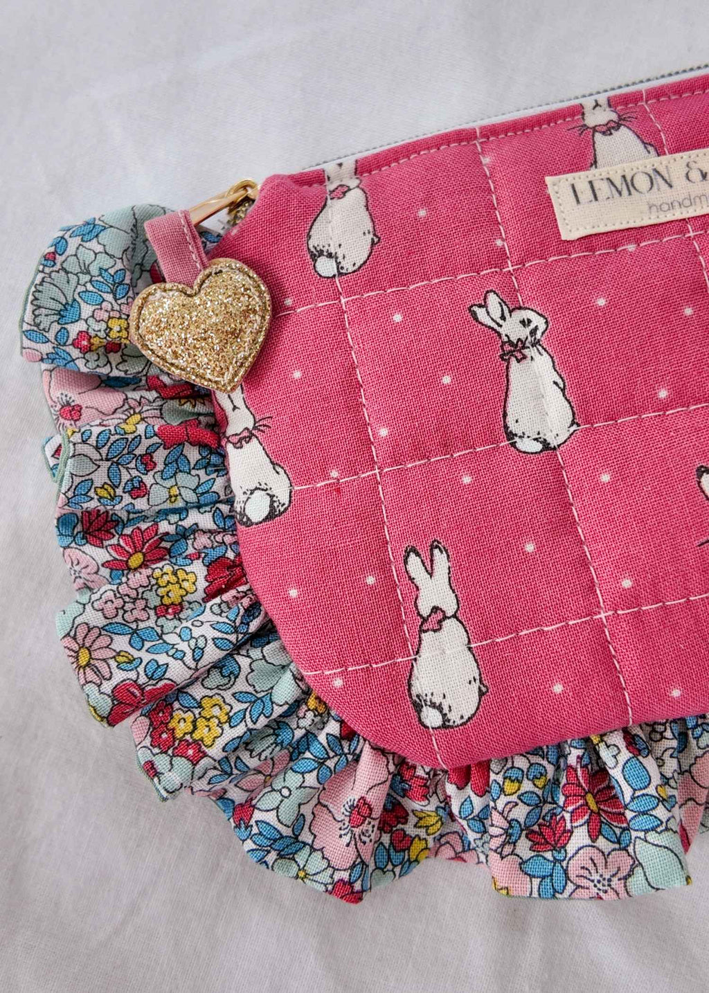 Rabbit Frill Mini Pouch