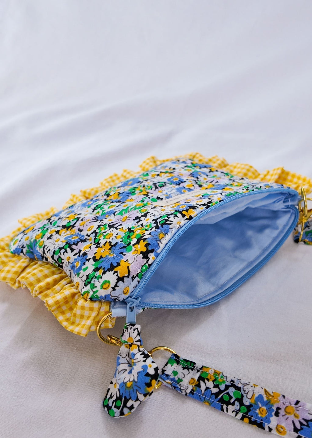 Yellow Frill Blue Meadow bag