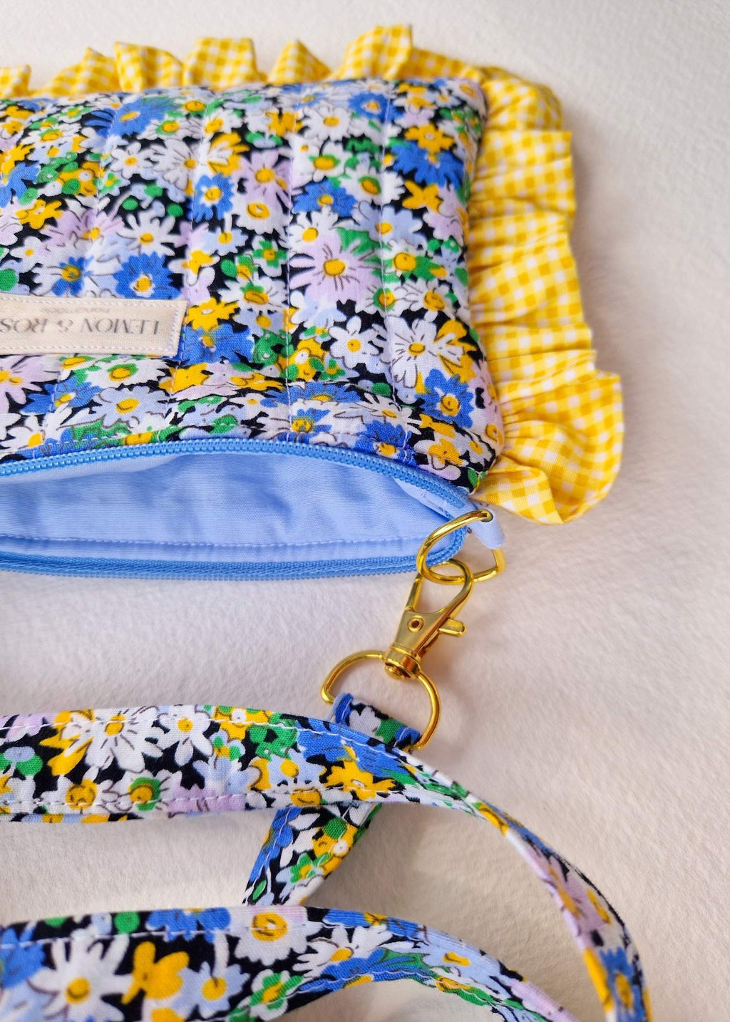 Yellow Frill Blue Meadow bag